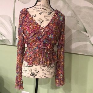 New with tags Sexy Blouse Size Large